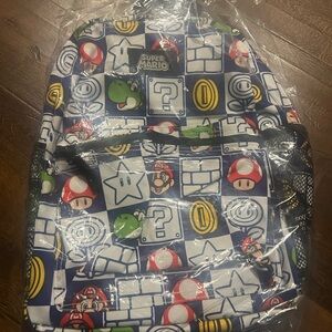 Super Mario Themed Backpack NWT